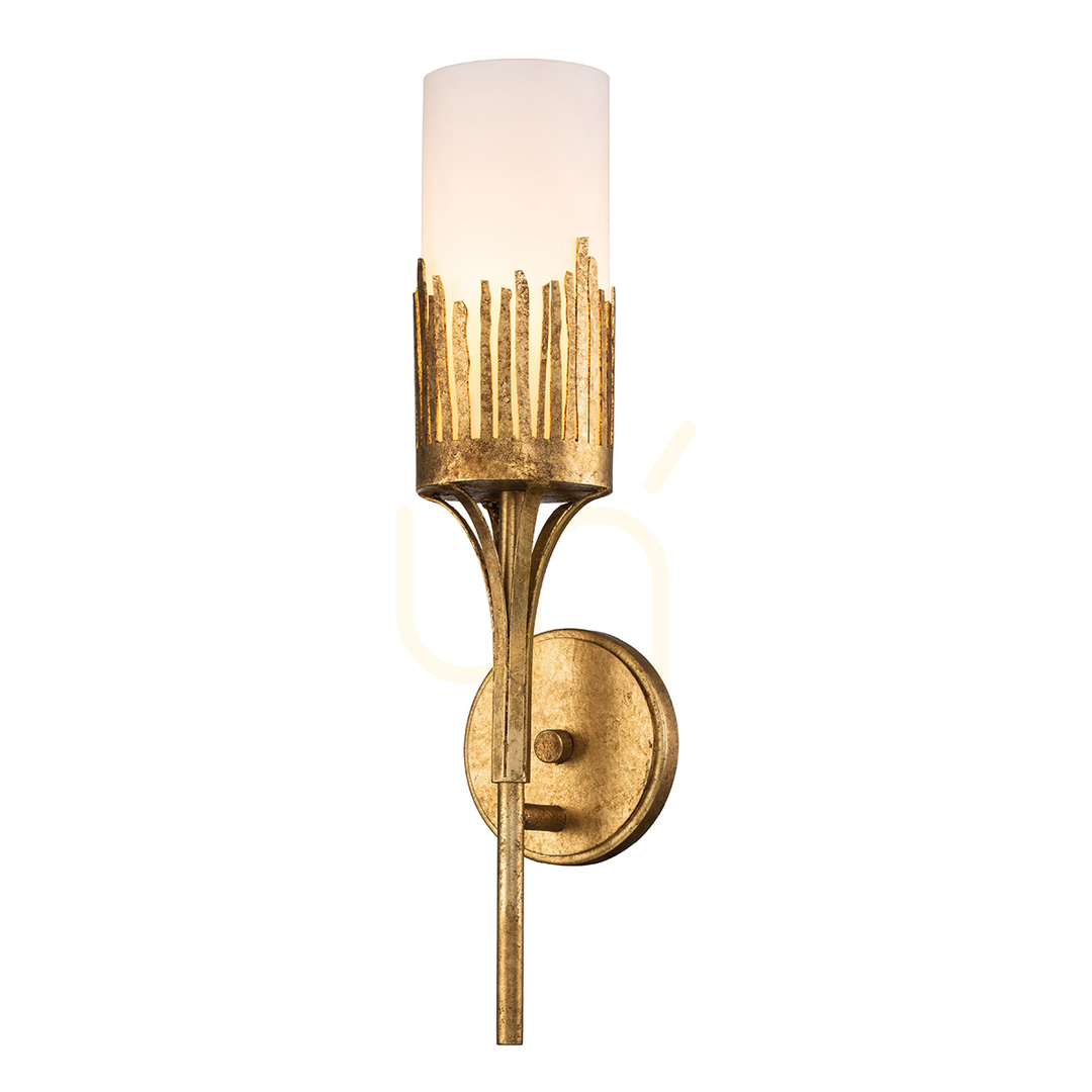 Kontrollera SAWGRASS vägglampa - 1 ljuskälla - Petal gold QUINTIESSE SAWGRASS vägglampa - 1 ljuskälla - Petal gold QUINTIESSE