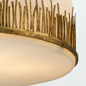 SAWGRASS taklampa - 3 ljuskällor - Petal gold QUINTIESSE small 5
