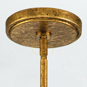Quintiesse Sawgrass 1-ljuspunkts pendellampa bladguld small 4