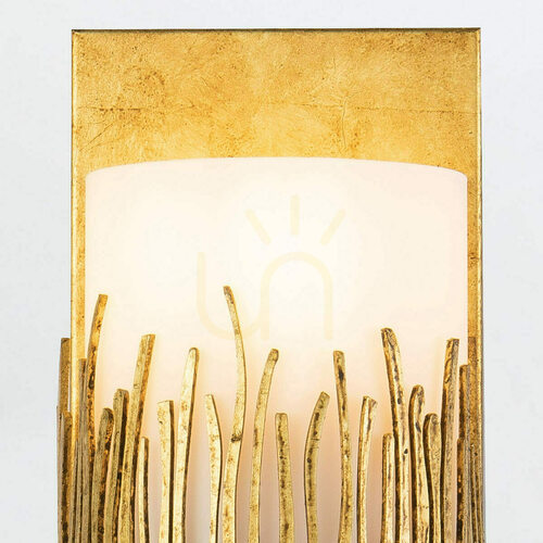 Kontrollera SAWGRASS vägglampa - 1 ljuskälla - Petal gold QUINTIESSE