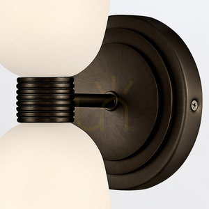 TALLULAH vägglampa - 2 ljuskällor - Oxiderad svart QUINTIESSE 3 TALLULAH vägglampa - 2 ljuskällor - Oxiderad svart QUINTIESSE small 3