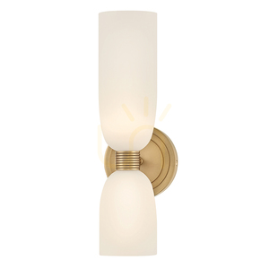 Vägglampa TALLULAH - 2 ljuskällor - Lackad mässing QUINTIESSE small 1