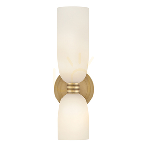 Vägglampa TALLULAH - 2 ljuskällor - Lackad mässing QUINTIESSE small 3