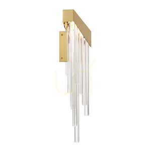 VIVIEN vägglampa - Borstat guld QUINTIESSE small 3