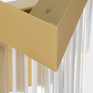 VIVIEN vägglampa - Borstat guld QUINTIESSE small 4