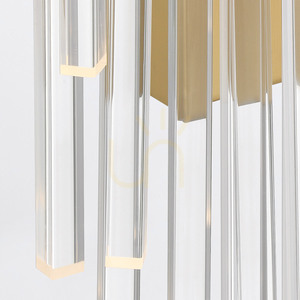 VIVIEN vägglampa - Borstat guld QUINTIESSE small 5