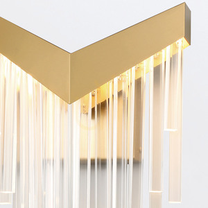 VIVIEN vägglampa - Borstat guld QUINTIESSE small 6