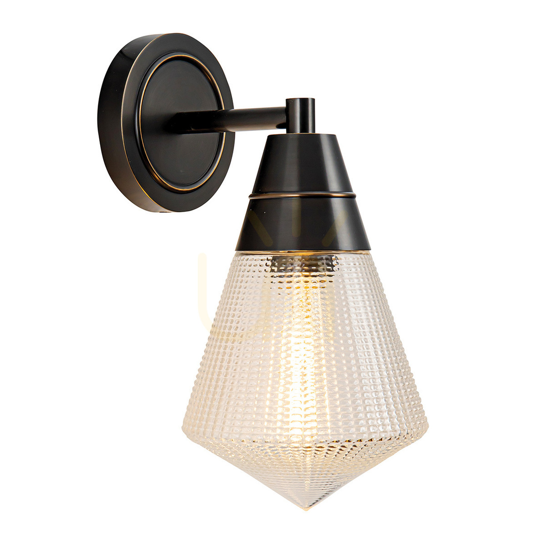 Kontrollera Vägglampa WILLARD - 1 ljuskälla - Urban brown QUINTIESSE Vägglampa WILLARD - 1 ljuskälla - Urban brown QUINTIESSE