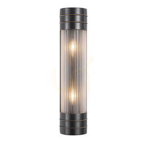 WILLARD vägglampa - 2 ljuskällor - Urban brown QUINTIESSE small 1