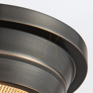 Liten plafond WILLARD - 1 ljuskälla - Urban brown QUINTIESSE small 6
