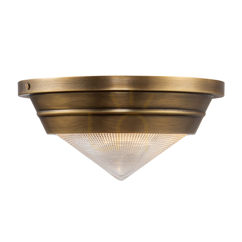 Kontrollera Liten plafond WILLARD - 1 ljuskälla - Vintage mässing QUINTIESSE