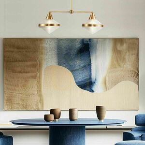 WILLARD ö-lampa - 2 ljuskällor - Vintage mässing QUINTIESSE small 8
