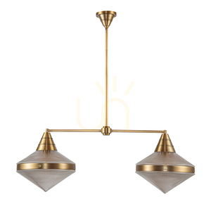 WILLARD ö-lampa - 2 ljuskällor - Vintage mässing QUINTIESSE small 9