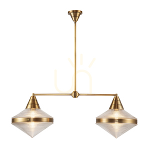 WILLARD ö-lampa - 2 ljuskällor - Vintage mässing QUINTIESSE small 0