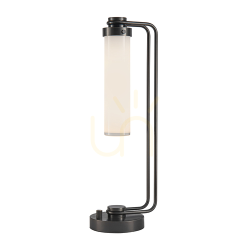 Kontrollera WYNWOOD bordslampa - 1 ljuskälla - Urban brown QUINTIESSE