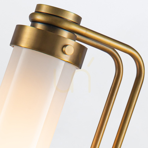 Kontrollera WYNWOOD bordslampa - 1 ljuskälla - Vintage mässing QUINTIESSE