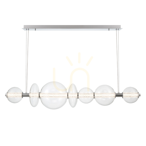Kontrollera ATOMO ö-lampa - 7 ljuskällor - Polerad krom QUINTIESSE