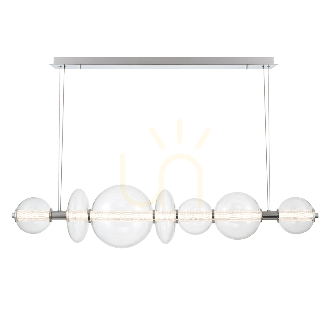 Utsikt ATOMO ö-lampa - 7 ljuskällor - Polerad krom QUINTIESSE ATOMO ö-lampa - 7 ljuskällor - Polerad krom QUINTIESSE