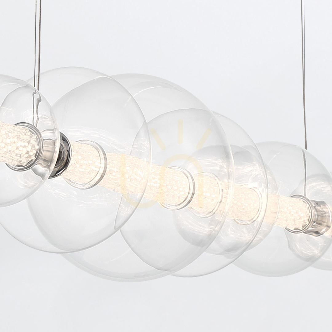 Förhandsvisning ATOMO ö-lampa - 7 ljuskällor - Polerad krom QUINTIESSE ATOMO ö-lampa - 7 ljuskällor - Polerad krom QUINTIESSE