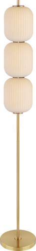 Kontrollera AKARI Golvlampa LD31291/20W Guld 1xLED.