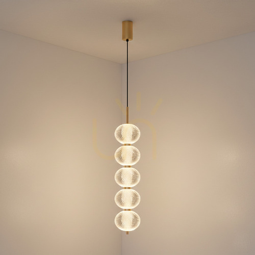 Kontrollera Pendellampa Zuma Line GALATEA DU31359/30W guld 1xLED