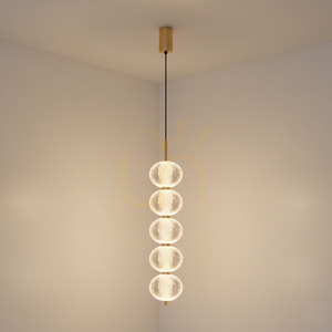 Pendellampa Zuma Line GALATEA DU31359/30W guld 1xLED small 2