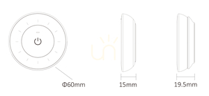 MiBoxer K3S – vit RF-kontrollpanel, 2,4 GHz, 1 zon, MONO/CCT small 2