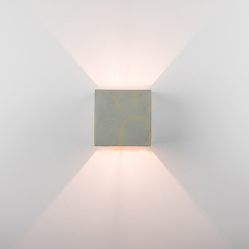Kontrollera Zambelis 180023 vägglampa i betong upp/ned G9 25 W 11,5 cm