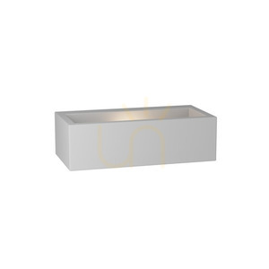 Vägglampa Zambelis gips vit G9 IP20 20 cm small 1