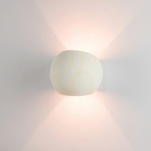 Vägglampa Zambelis gips vit G9 25W IP20 small 0