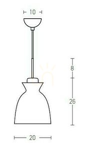 Pendellampa Zambelis grön matt E27 20 cm metall trä 1 Pendellampa Zambelis grön matt E27 20 cm metall trä small 1