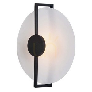 Vägglampa LED Zambelis 13W 3000K svart vit matt 35 cm small 2