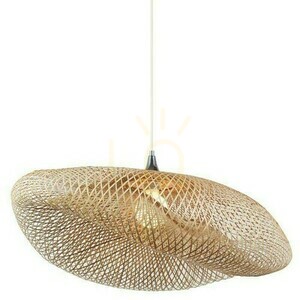 Taklampa Bambu Zambelis E27 Natur 60 cm small 0