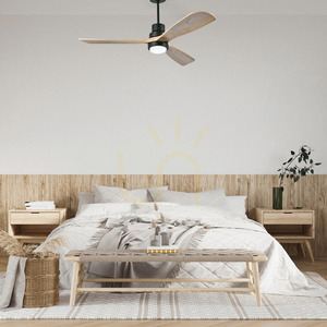 Pendellampa Zambelis svart naturträ LED 15W Ø132 cm small 0