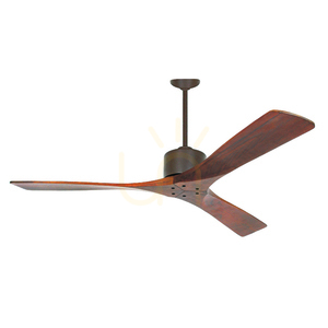 Pendel Zambelis Fan Kaffe Körsbärsträ Metall 132 cm IP20 small 3
