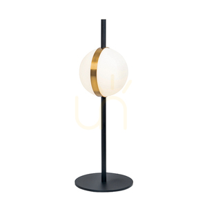 Bordslampa 8W Aluminium-metall-akryl Svart&amp;guld ZAMBELIS small 3
