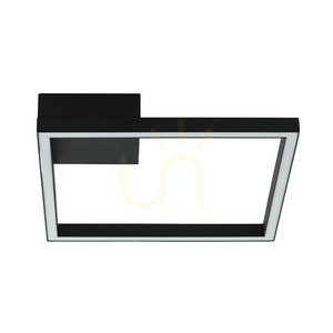 Vägglampa Zambelis sandig svart LED 12W 3000K dimbar aluminium akryl small 0