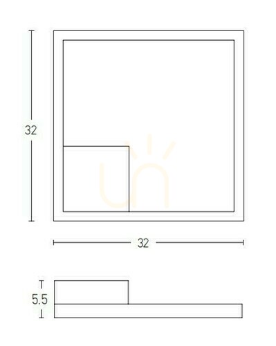 Kontrollera Zambelis 2030 LED-vägglampa 15 W 3000 K TRIAC, sandvit