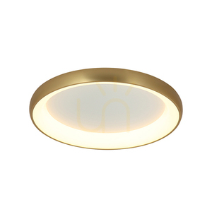 Plafond Zambelis dimbar LED 50W 3000K borstat guld Ø60 cm small 0