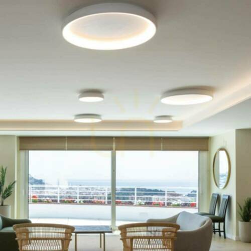 Kontrollera Plafond Zambelis 80 cm vit sand LED dimbar 3000K aluminium akryl