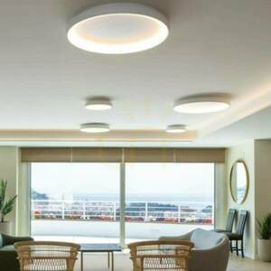 Plafond Zambelis 80 cm vit sand LED dimbar 3000K aluminium akryl small 0