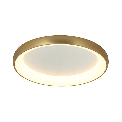 Kontrollera Plafond Zambelis dimbar LED 60W 3000K borstat guld 80 cm