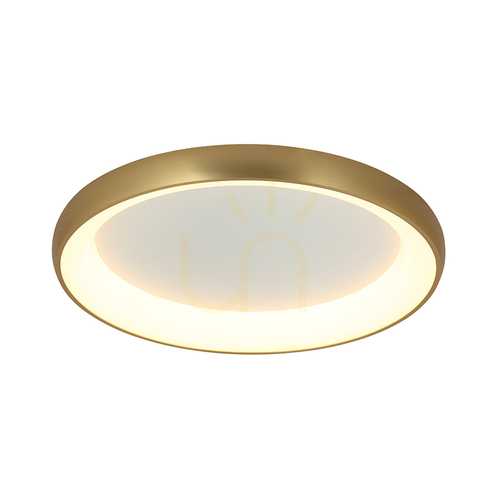 Kontrollera Plafond Zambelis dimbar LED 60W 3000K borstat guld 80 cm