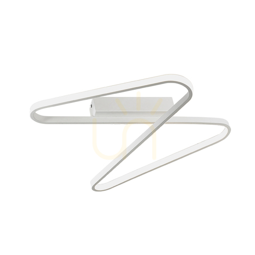 Kontrollera Plafond Zambelis Sandvit LED 38W 3000K Aluminium Silikon