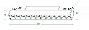 Magnetisk spot 12W 4000k Svart Dali Dimbar ZAMBELIS 1 Magnetisk spot 12W 4000k Svart Dali Dimbar ZAMBELIS small 1