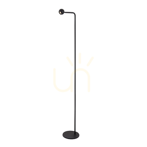 Golvlampa 5W 3000k Aluminium &amp; metall 3000k Sandy Black ZAMBELIS small 3