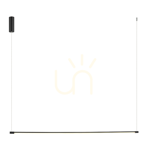 Kontrollera Pendellampa LED Zambelis 20W 3000K svart matt aluminium