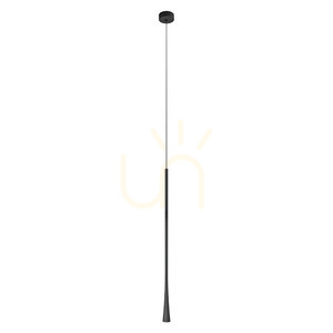 Pendellampa Zambelis LED 7W svart matt aluminium 3000K small 1