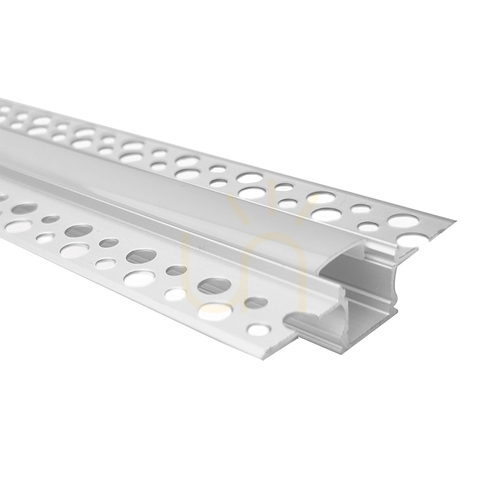 Kontrollera Trimlös aluminiumprofil 2M + 2M Opal PC-skydd ZAMBELIS