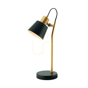 Bordslampa E27 MAX 25W Järn Svart - Guld ON OFF Switch ZAMBELIS small 1